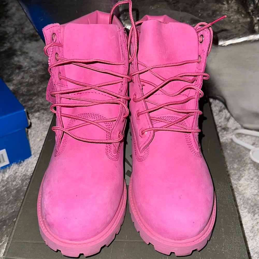 SOLD Timberland Boots Pink